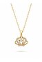 316L Steel Chain Gold Color Crown Model Necklace