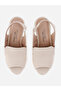 Solid Open Toe Block Heel Shoes - 6