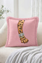 Jewelry Detailed Leopard Paw Illustration Patterned Fringed Throw Pillow Cover Modern Decorative Pillowcase - 2