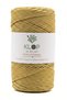 Silvery 200 Gr Polyester Macrame Cord 2 mm - 190 m Bandana Cord and Bag Thread Mustard