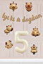 5 Year Old Capybara Themed Birthday Balloon Chain Set