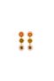 Zr Stone Resin Earrings