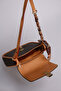 Stylish Design with Patterned Shawl Detail Small Size Women's Shoulder Bag Brown - 5