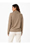 Women's Knitwear Detailed Half Turtleneck Sweater - 2