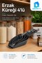4-Piece Food Scoop Set, Grain Flour Sugar Food Measuring and Transferring Scoop, Black, Bpa-Free - 2