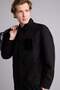 Ultra Soft Slim Fit Polo Collar Lined Suede Coat with Snap Fasteners H2731Ax26Au - 3