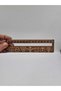 10 Pieces of Wooden Bookmarks (with Reading Guide and Ruler) 3 mm Colorful Mdf Laser Cut and Printed Bookmark (15 cm) No23 - 2