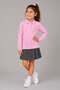 Tr Unisex Children's Polo Collar Long Sleeve Cotton School T-Shirt Pink