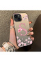 iPhone 15 Compatible Silicone Edge Hard Back Case Couple Phone Case with Letter S Pattern - 3