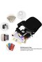 Sports Armband Bag for Running & Gym, Dual Pocket, Black | 18 × 10 cm, Adjustable Arm Band with Earphone Port, Phone & Key Holder for Cycling, Fitness & Outdoor Sports - 3