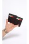 Men's Genuine Leather Magnetic Vertical Multi-Compartment Card Holder Wallet with Money Compartment - 4