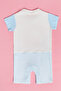 Mickey Mouse Print Rompers with Short Sleeves - 3
