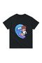 Surfing on the Wave Cartoon Character Printed Children's T-Shirt - 2