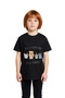 Children's Casual T-Shirt with Positive Message Print, Bear Laundry Motif, Relaxed Fit, Short Sleeve, Round Neck