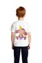Children's T-Shirt Party Monkey with Hat Rainbow Cake Print Relaxed Fit Casual Wear Modern Stylish Comfortable