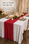 Bohemian Crinkled Look Tablecloth and Runner Set of 2 – with Different Options, for Dinners, Promises, and Special Occasions - 3