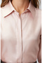 Limited Pembe İpek Twill Gömlek - 6