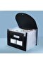 13-pocket black document organizer - 4