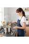 Spider sieve 8-piece set, stainless steel, suitable for pasta and meatballs, silver. - 3