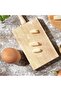 Noodle board, potato ball maker, suitable for spaghetti and fusilli, wood color. - 4