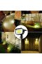 4-pack solar spotlights 72 LEDs warm white. - 3