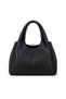 Rika Black Zipper Detailed Women's Hand & Shoulder Bag