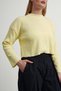 Women's Ribbed Oversize Cut Winter Knitwear Crop Sweater Glc1110