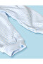 Baby Boys Blue Striped Sleepsuit - 4