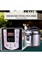 NRC-964P8 Electric Pressure Cooker 8L 1300W Digital Multi Cooker with One-Touch Preset Cooking Programs, Stainless Steel Inner Pot, Fast Pressure Cooking, Rice, Soup, Meat, Chicken, Fish, Cake & - 4