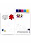 Space Adventure Finger Painting Book 5 Colors Paint Included Washable Finger Paint Activity Book Ages 3+ - 2