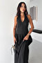 Women's Halter Neck Maxi Dress - 5