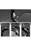 Foldable Rectangular Sunglasses for Men and Women Uv Protection Classic Sun Glasses - 3