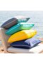 Pack of 2 Outdoor Waterproof Solid Throw Decorative Pillow Cover Decorative Square Outdo - 5