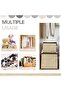 3pcs Blue Linen Foldable Storage Bins with Lids Kit, Large Collapsible Fabric Stroage Box, St - 5