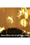 6M String Lights 40 Lights Ramadan Decorations Light Moon Lights Star Lights LED String Ligh - 6