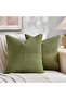 2 Packs Rust Boho Decorative Throw Pillow Covers 18x18 Inch for Couch Bed Sofa, Farmhouse