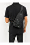 Seventeen Unisex Medium Size Multi-Compartment Crossbody Body Bag Black-Khaki - 4