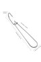 Patterned hooks - 24-pack - Hanging hooks - Metal patterned hooks 7.3 inches - Sewing pattern paper organizing hooks - 5