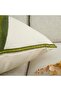 2-Pack - Decorative Embroidered Pillowcases, 18x18 inches, Farmhouse Floral Pattern, Suitable for Sofas, Living Rooms, Beds (Pink) - 5