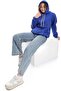 womens Fleeced Plain-36W24W30324 Sweatshirt - 6