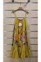 Short Italian Dress with Rope Straps, Muslin Woven, 100% Cotton