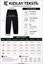 3 Pieces of Black, Gray, Navy Blue Comfortable Fit Daily Sweatpants with a Gift - 5