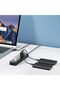 موزع USB 3.0، محول USB متعدد المنافذ للكمبيوتر مع 7 منافذ، مؤشرات ضوئية فردية للتشغيل/الإيقاف، طول 3.2 قدم/1 متر - 5