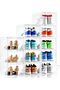 Shoe Box, Shoe Storage Boxes Clear Plastic Stackable, 6-pack front open shoe box, Transpare - 7