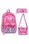 Ultra Luxury Waterproof Girls' Orthopedic Primary School School Bag-Thermal Lunch and Pen Holder Set