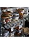 Food Storage Container, Square Shape, 600 ml, with Lid, square/plastic - 4