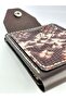 Snake Print Black Leather Men's Card Holder & Wallet Drc84 - 5