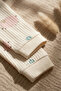 Cotton Camisole Salmon Sheep Patterned Baby Set - Long Sleeve Bodysuit and Bottom Baby Set - 5
