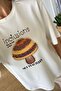 Ecru Beaded Embroidered Tshirt - 3