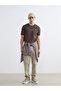 Esvab • Modern & Distinctive Zero Roba Collar Printed Combed Cotton Men's T-Shirt - 2
